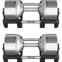 Justerbara Hantlar Elite Silver 2 x 41,5 kg (Par)
