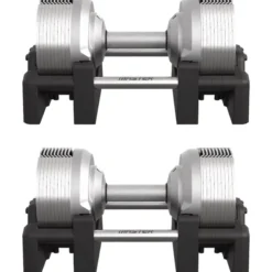 Justerbara Hantlar Elite Silver 2 x 32,5 kg (Par)