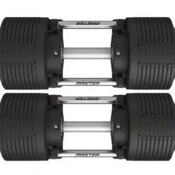 Justerbara Hantlar Elite Svart 2 x 40 kg (Par)