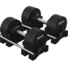 Justerbara Hantlar Elite Svart 2 x 32 kg (Par)