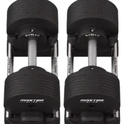 Justerbara Hantlar Elite Svart 2 x 32 kg (Par)