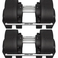 Justerbara Hantlar Elite Svart 2 x 32 kg (Par)