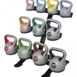 Kettlebell Fitness 113kg ink Stativ, Paket Kettlebell