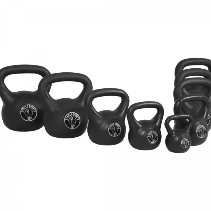 Kettlebell GS Svart 113kg ink Stativ, Paket Kettlebell