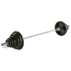 140 kg Olympic Tri-Grip Barbell Set, , Skivstångsset järn