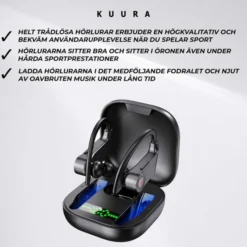 Kuurapods Sport V2 - Trådlösä Hörlurar Med Brusreducering