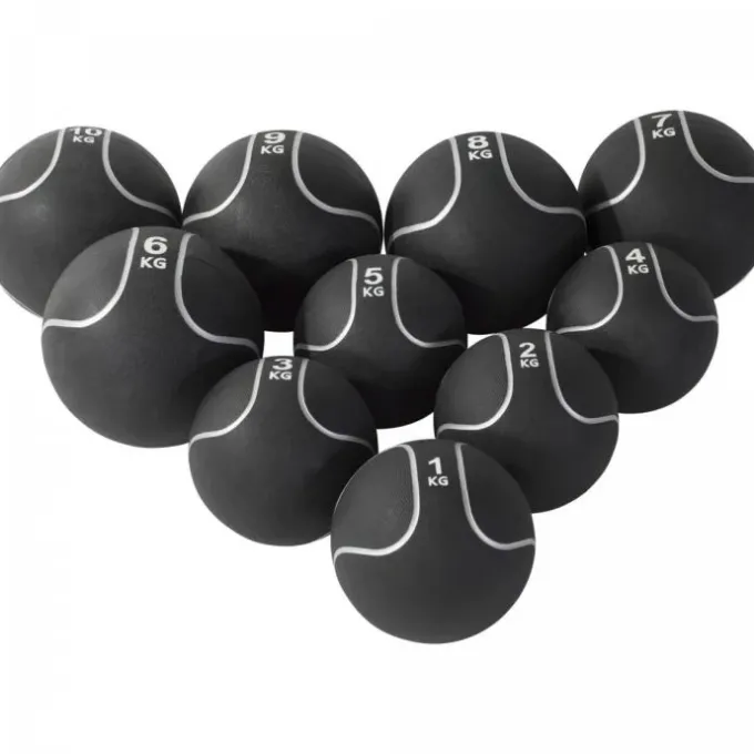 Medicinbollspaket Svart/Silver - 55kg