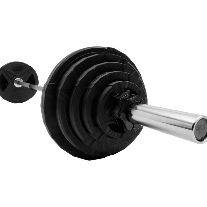 Nero Paket 87,5 kg, Skivstångsset gummerade