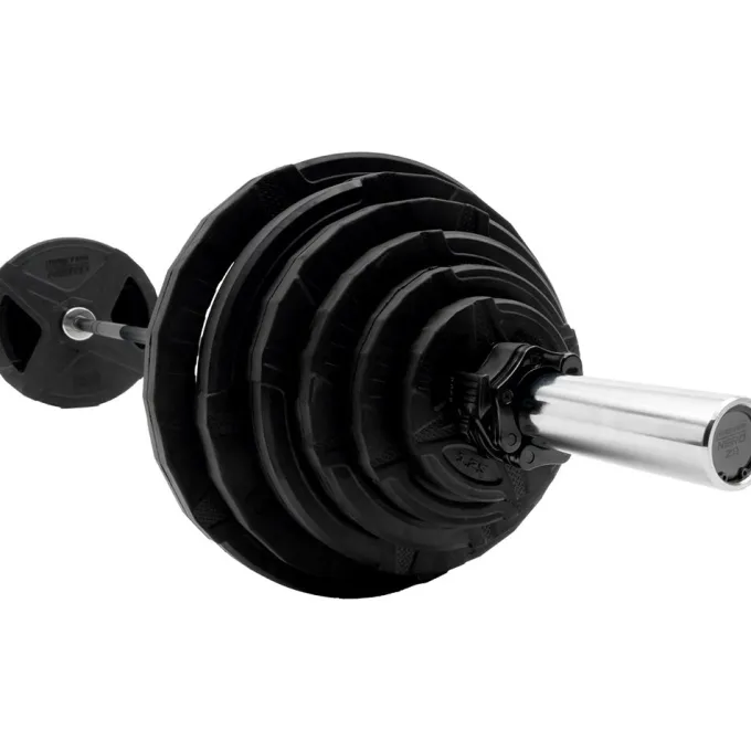 Nero Paket 127,5 kg, Skivstångsset gummerade