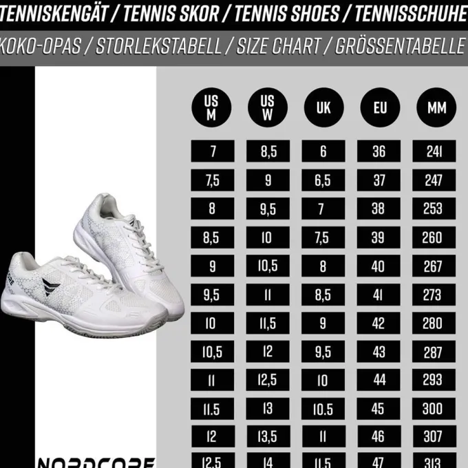 Netpro Allcourt, Tennis- & Padelskor Herr