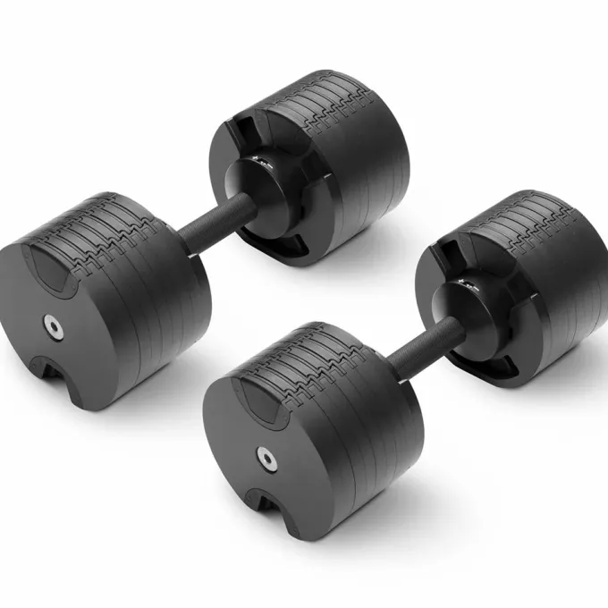 Nuobell 2-32 kg All Black (Par), Hantlar