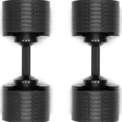 Nuobell 2-32 kg All Black (Par), Hantlar