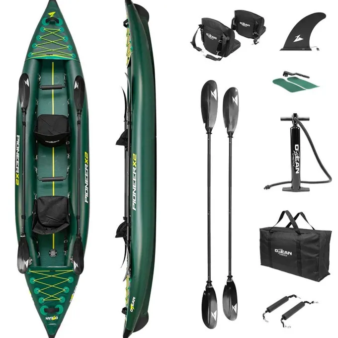 Ozean Pioneer X2 340 Kayak, Dark Green, Kayak