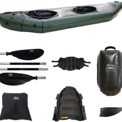 Packraft Adventure Twin XXL Army Green (380x99cm)