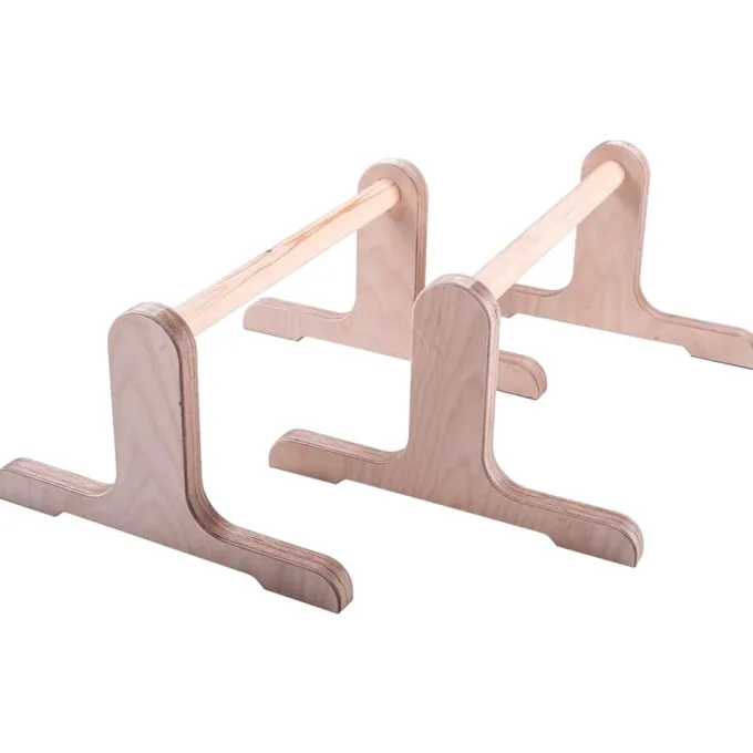 Paralletter Trä - Par, Parallettes & pushup bars