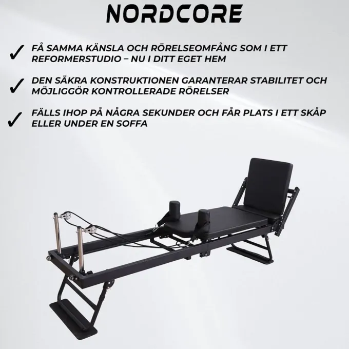Pilates Reformer Vikbar Maskin