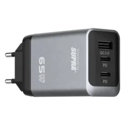 Powerpilot 3-Port Gan Fast Charger 65W