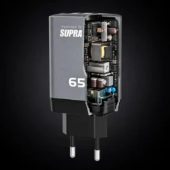 Powerpilot 3-Port Gan Fast Charger 65W