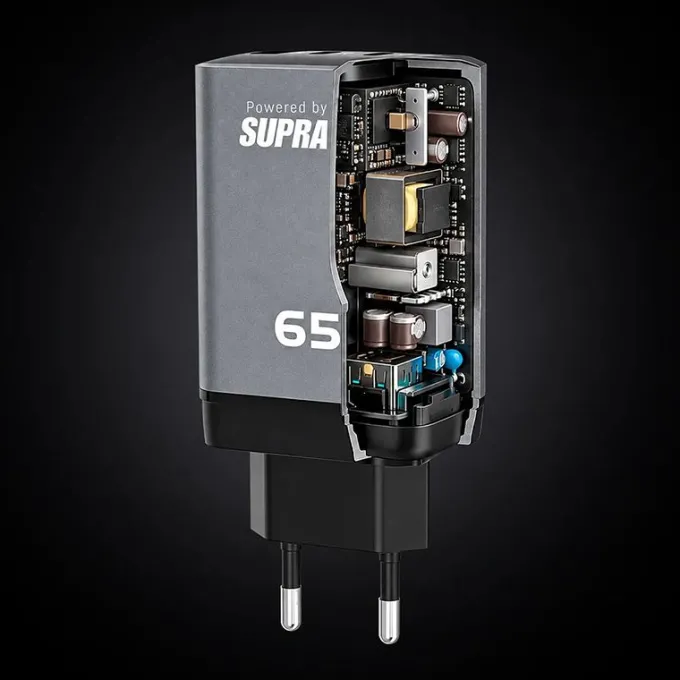 Powerpilot 3-Port Gan Fast Charger 65W