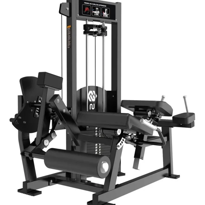 Power Series Prone Leg Curl & Leg PressPin Load, Benmaskin