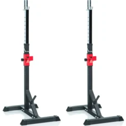 Press & Squat Stand, Skivstångsställning