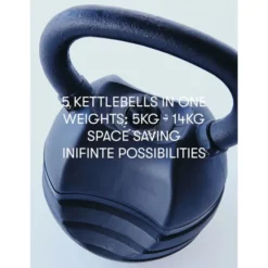 PRF Adjustable Kettlebell 5-14kg, Justerbar kettlebell