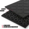 Pro Rubber Flooring (50x100x3 cm)