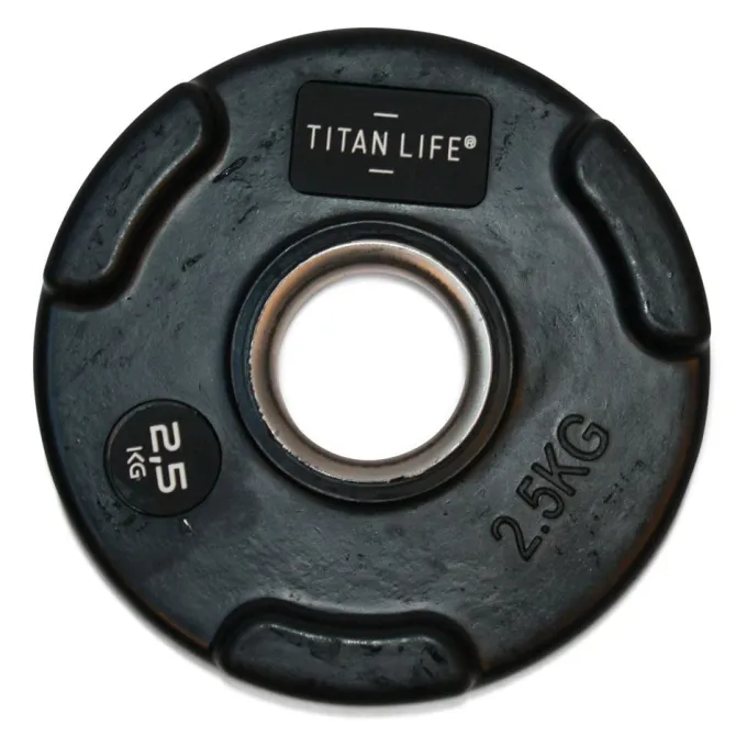 Pro Weight Disc Grip Rubber 2,5 kg, Viktskivor gummerade