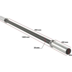 Pumpstång för 50kg, vikt 3,5kg, 50mm sleeve, Pump