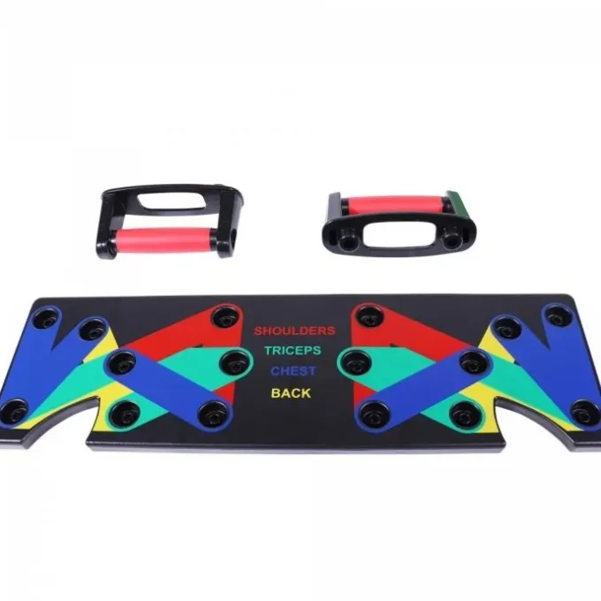 Push Up Board Armhävningar - 9in1, Parallettes & pushup bars