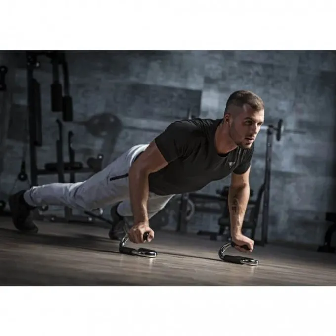 Push-Up-Handtag - Krom, Parallettes & pushup bars