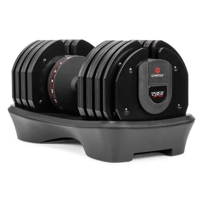 Quick-Lock Dumbbell 36 kg, Justerbara hantlar