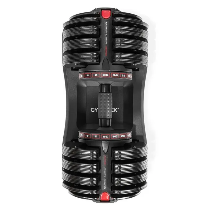 Quick-Lock Dumbbell 36 kg, Justerbara hantlar