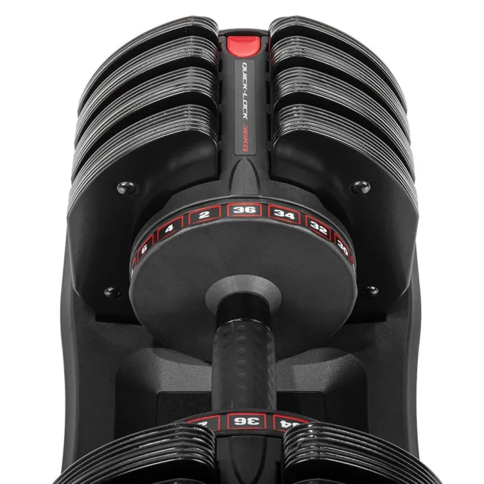 Quick-Lock Dumbbell 36 kg, Justerbara hantlar
