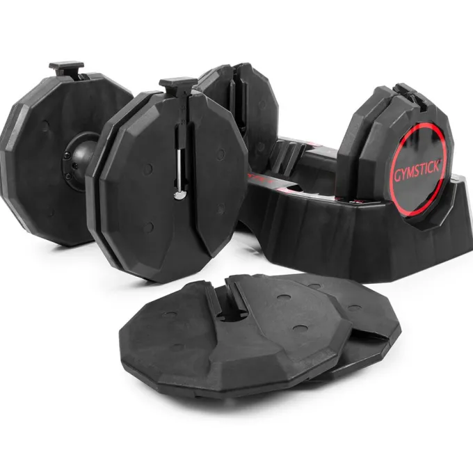 Quick-Lock Dumbbell 4,5 - 22,5 kg (Single), Justerbar Hantel