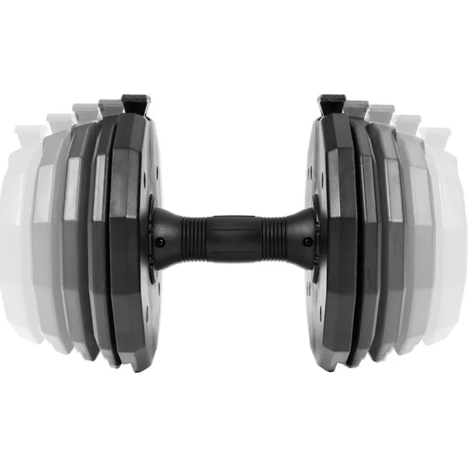 Quick-Lock Dumbbell 4,5 - 22,5 kg (Single), Justerbar Hantel