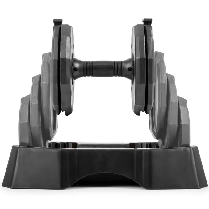 Quick-Lock Dumbbell 4,5 - 22,5 kg (Single), Justerbar Hantel