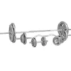 Skivstång CurlstångHantlar TRIGRIP Gjutjärn - 108kg, Skivstångsset järn