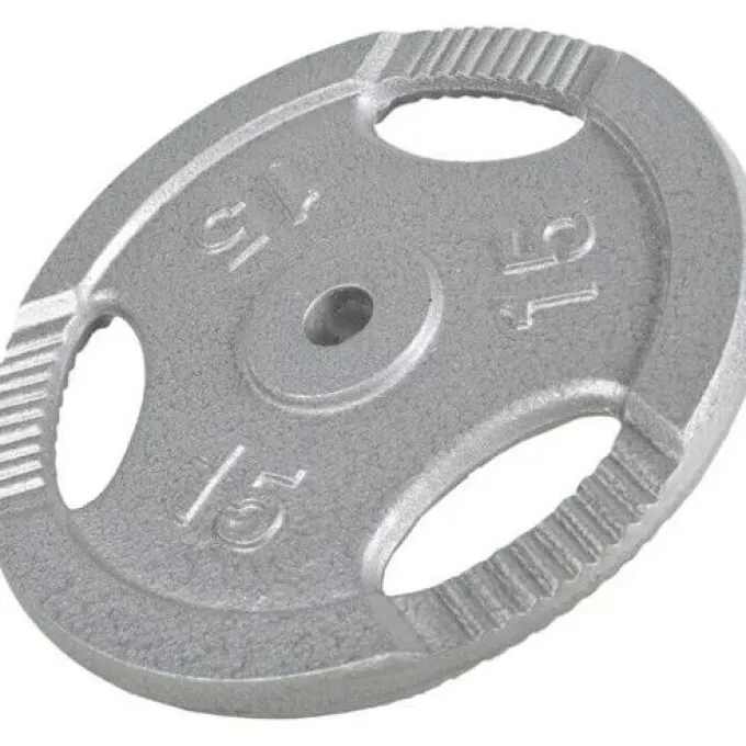 Skivstång CurlstångHantlar TRIGRIP Gjutjärn - 108kg, Skivstångsset järn