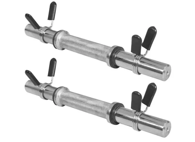 Skivstång Hantlar Trigrip F - 108kg, Skivstångsset gummerade