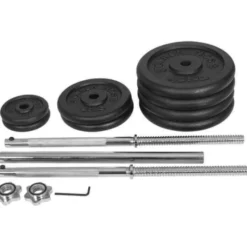 Skivstångspaket 25/26mm - 60kg, Skivstångsset järn