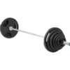 Skivstångsset 135 kg Deluxe, Skivstångsset gummerade