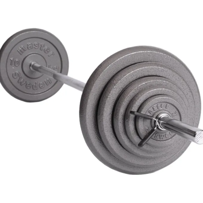 Skivstångsset 25 mm järn - 37,5 kg, Skivstångsset järn