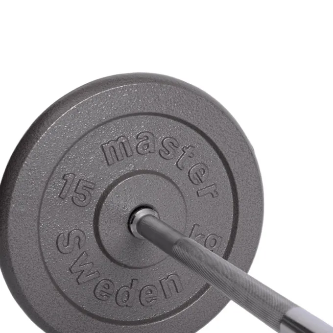 Skivstångsset 25 mm järn - 67,5 kg, Skivstångsset järn