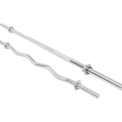 Skivstångsset Silver Stjärnlås - 30mm