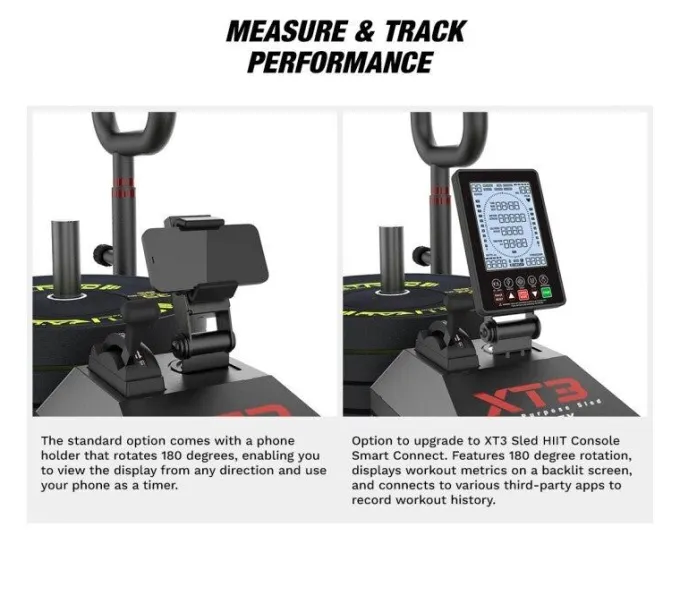 Sled XT3 HIIT Console Smart Connect, Släde