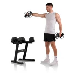 Smartlock dumbbell set 64 kg, 2x32 kg (Par), Justerbara hantlar