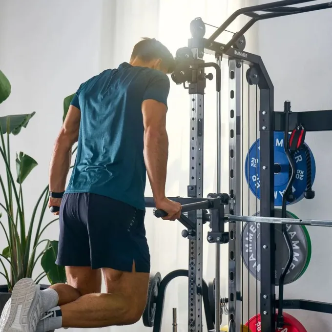 Smith Machine Multi Dip-Bars, Multigym tillbehör