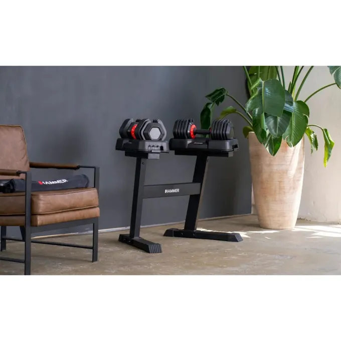 StrongLock4.0 Dumbbell set 50 kg, 2x25 kg (Par), Justerbara hantlar