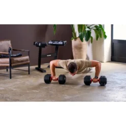 StrongLock4.0 Dumbbell set 50 kg, 2x25 kg (Par), Justerbara hantlar